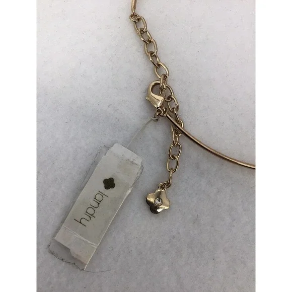 Iandry Fashion Matchstick Collar Necklace Gold Tone - Picture 2 of 10